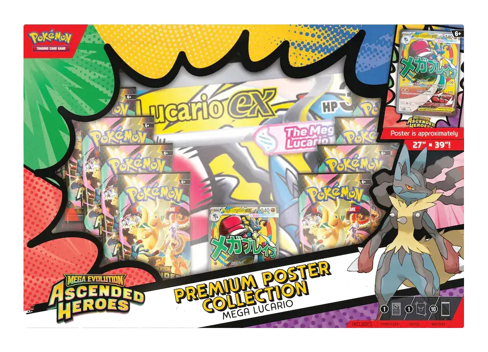 Pokémon – Ascended Heroes Premium Poster Collection: Mega Lucario