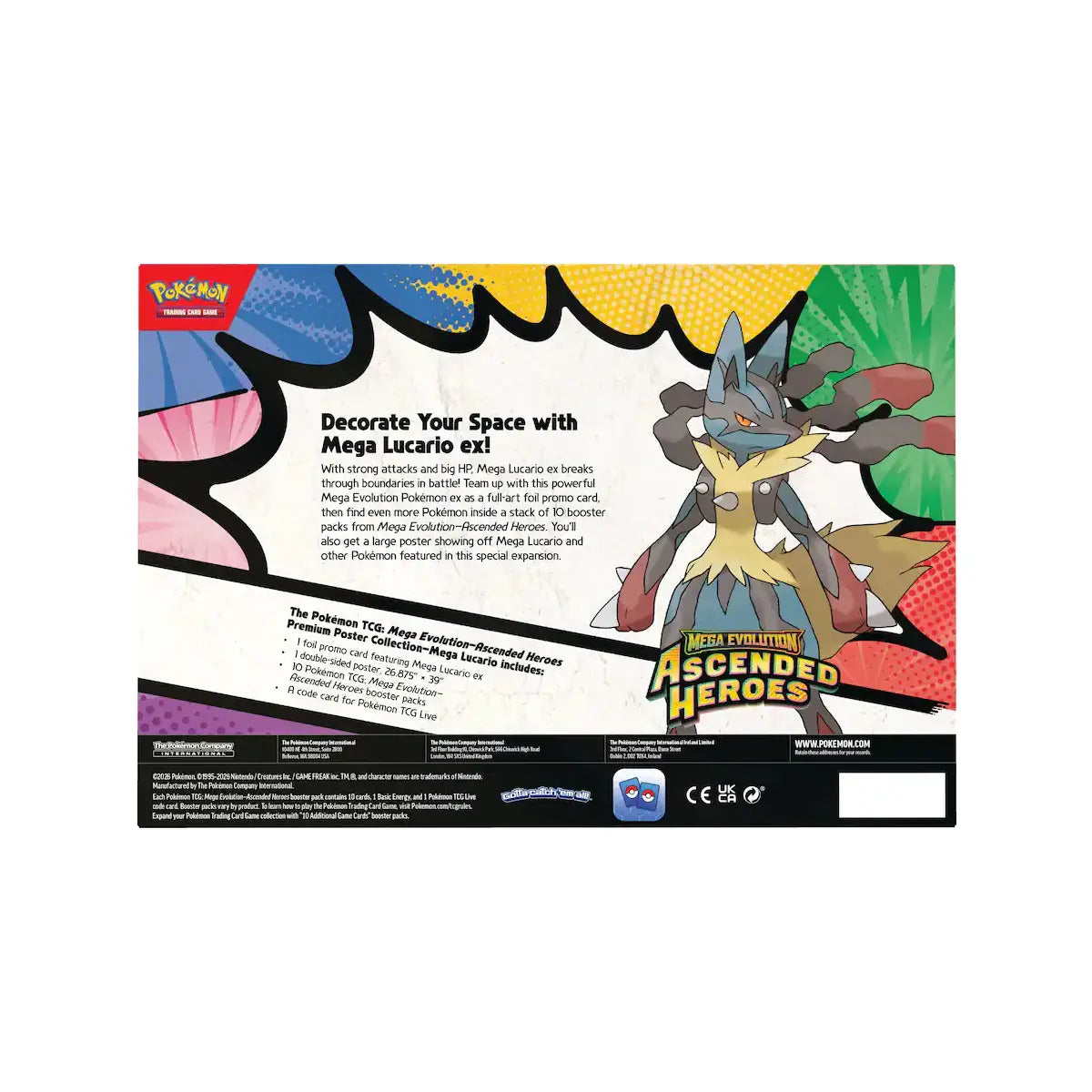 Pokémon – Ascended Heroes Premium Poster Collection: Mega Lucario