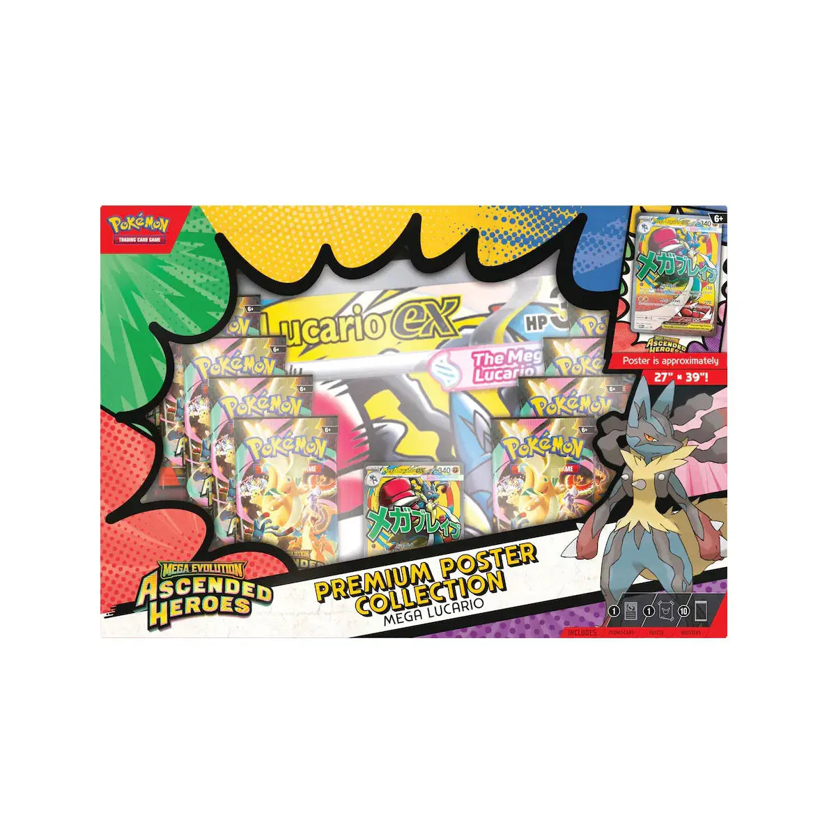 Pokémon – Ascended Heroes Premium Poster Collection: Mega Lucario