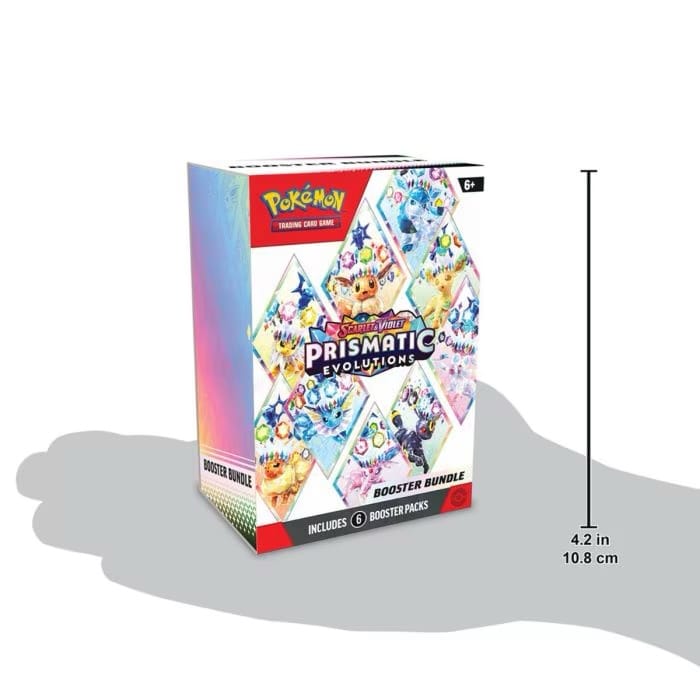 Pokémon Prismatic Evolutions Booster Bundle (6 packs) SV8.5