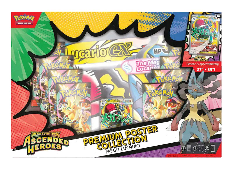 Pokémon – Ascended Heroes Premium Poster Collection: Mega Lucario