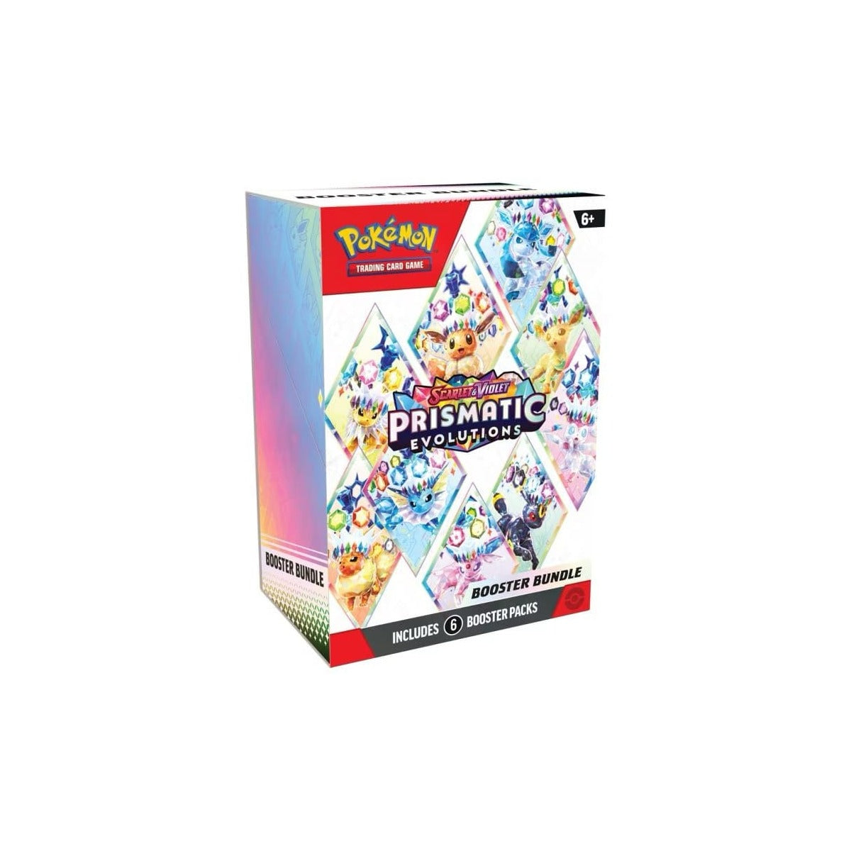 Pokémon Prismatic Evolutions Booster Bundle (6 packs) SV8.5 - Google Merchant high-resolution product image