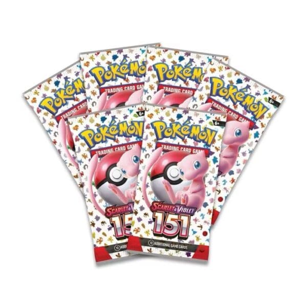 Pokemon SV 8.5 151 booster bundle (6 packs)