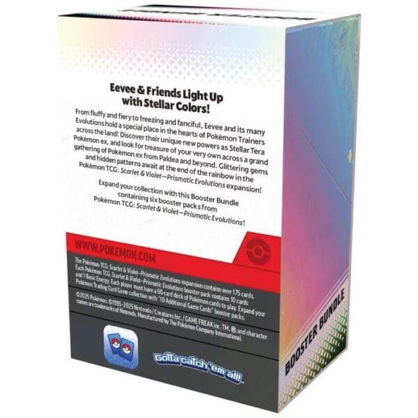 img_3944 Pokemon Scarlet & Violet—Prismatic Evolutions Booster Bundle (6 packs)